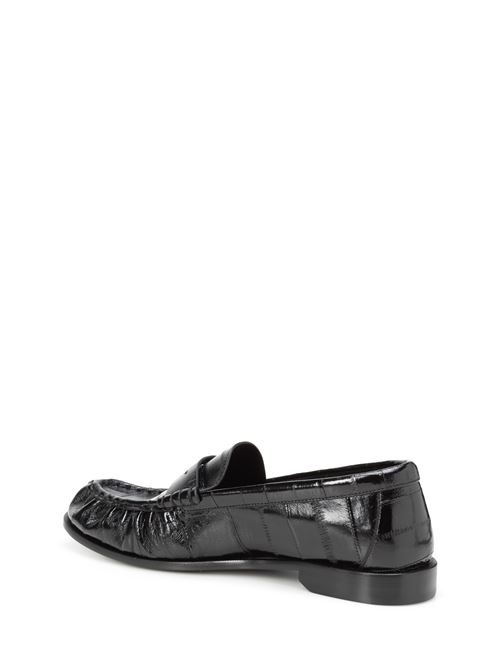 Eel skin moccasins SAINT LAURENT | 7758790WXAK1000